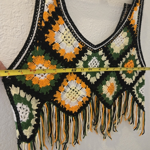 BOHO 70S STYLE TOP - Picture 9 of 9